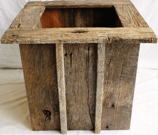16 inch   Barnwood Planters Container