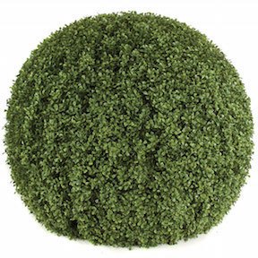 36 inch Wide Ultraviolet (UV) Boxwood Ball Topiary