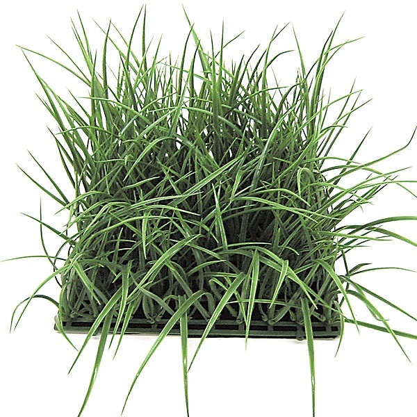 10 inch   Plastic Wild Grass Mat (Tutone Green)