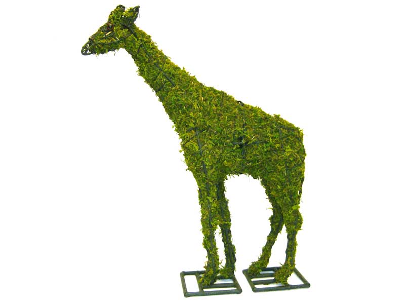 Giraffe, 38 inch  (Mossed) 38 inch  x 30 inch  x 8 inch