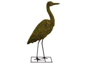 Heron, 40 inch  (Mossed) 40 inch  x 23 inch  x 10 inch