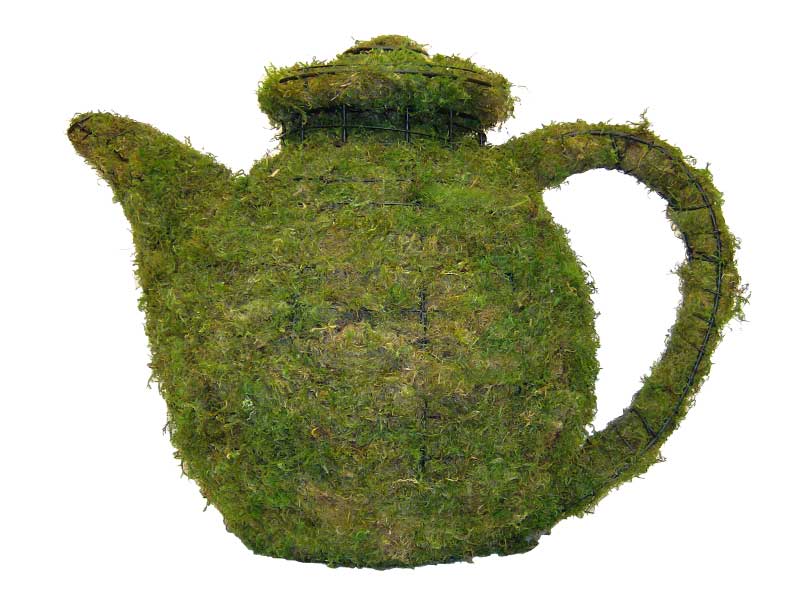 Teapot, 8 inch  (Mossed) 8 inch  x 13 inch  x 6 inch